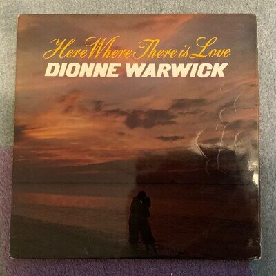Here Where There Is Love - Dionne Warwick - UK PYE MONO NPL 28096. VG+