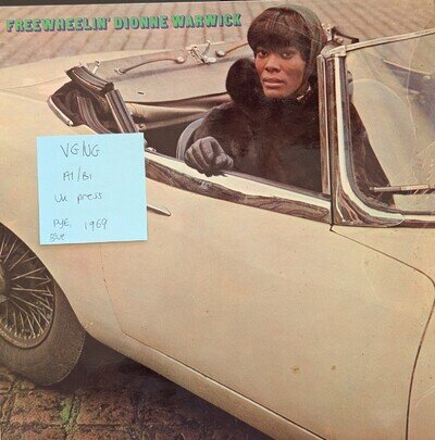 Dionne Warwick Freewheelin' Vinyl Record VG/VG NPL 28120 1969