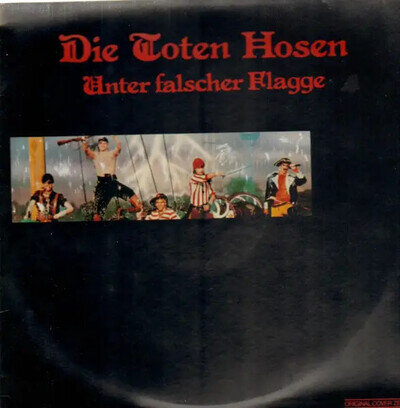 Die Toten Hosen LP Unter Falscher Flagge Censored Version NEAR MINT Vinyl