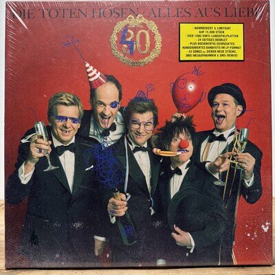 Die Toten Hosen "Alles Aus Liebe" 40 Years LP Box 33 RPM Vinyl NEW Sealed