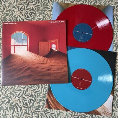 TAME IMPALA The Slow Rush Red Blue Coloured Vinyl