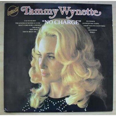 TAMMY WYNETTE NO CHARGE LP 1976 UK -1000's more in my ebay shop