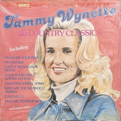 Tammy Wynette - 20 Country Classics Vinyl LP Compilation, 1977, UK, PR 5040