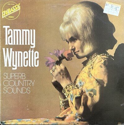 Tammy Wynette - Superb Country Sounds Vinyl LP Album Reissue, 1973, Blue Label