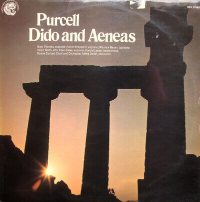 Purcell Dido & Aeneas Alfred Deller Mary Thomas 1972 EX Vinyl SRV-279 SD
