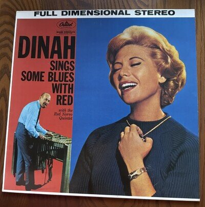 DINAH SHORE Sings Some Blues With Red FRENCH REISSUE 1985 Capitol 1565591 VINYL