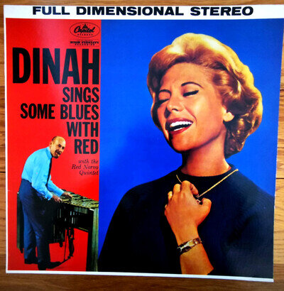 DINAH SHORE Sings Some Blues With Red FRENCH REISSUE 85 Capitol 1565591 VINYL EX