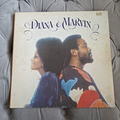 Diana Ross Marvin Gaye 1973 Vinyl Record STMA8015