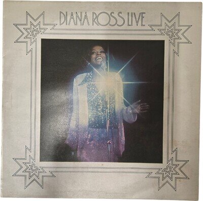Diana Ross Live Album Vintage Vinyl Record LP