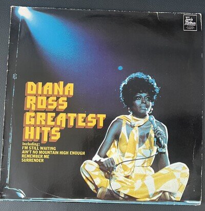 Diana Ross - Greatest Hits (UK Vinyl LP STMA 8006) NM/NM/NM