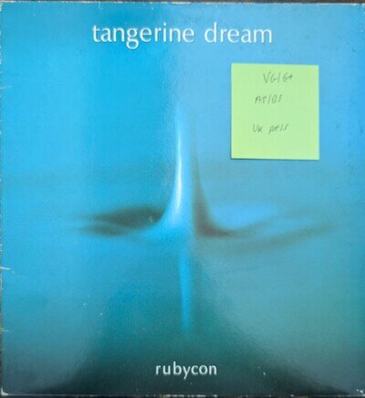Tangerine Dream Rubycon Vinyl Record VG/G+ V2025 1975