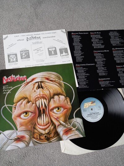 DESTRUCTION - RELEASE FROM AGONY VINYL LP 1987 SPV STEAMHAMMER SH 0076