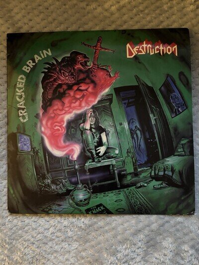 Destruction Cracked Brain Vinyl 12" Album - Tested Working