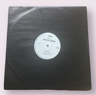 Taylor Dayne - I'll Wait Arista Records white label promo 12 inch vinyl single