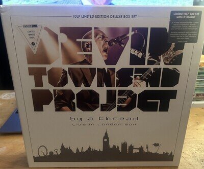Devin Townsend Project ‎– By A Thread 10 White Vinyl LP Deluxe Box 200 Worldwide