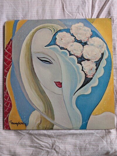 DOUBLE LP VINYL DEREK & THE DOMINOS LAYLA UK 1ST PRESS ERIC CLAPTON EX+/EX-
