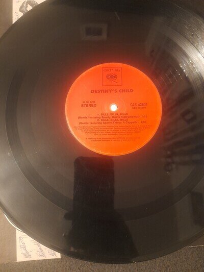DESTINY'S CHILD = BILLS BILLS BILLS - 12" SINGLE 1ST PRESS VINYL - Beyonce