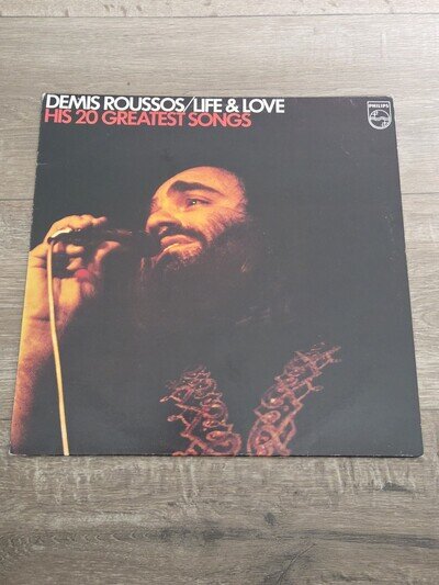 ​Demis Roussos Life & Love: His 20 Greatest Songs Vinyl LP (1978) Philips