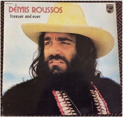 DEMIS ROUSSOS,FOREVER AND EVER,VINTAGE 1974 ALBUM.12” LP33.EX/EX