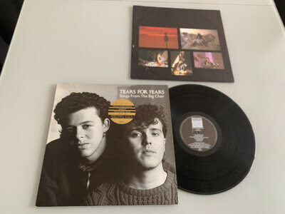 TEARS FOR FEARS..SONGS FROM THE BIG CHAIR ...SUPERB RARE UK FIRST ISSUE ALBUM.