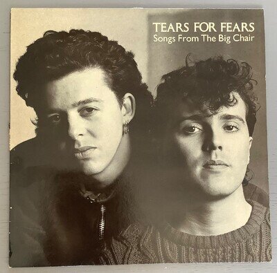 TEARS FOR FEARS - SONGS FROM THE BIG CHAIR - 1985 Vinyl - (vg+)