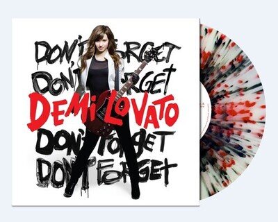 Demi Lovato - Don't Forget [Clear/Red-Black Splatter LP] [New Vinyl LP] Black, C