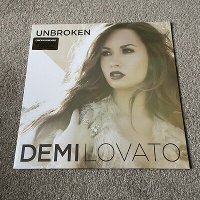 Demi Lovato – Unbroken Vinyl Record SEALED "Lava" Black/Brown Swirl 2021