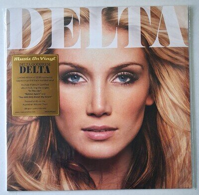 Delta Goodrem – Delta Vinyl LP Limited Edition , Gold & Black Marled Brand New
