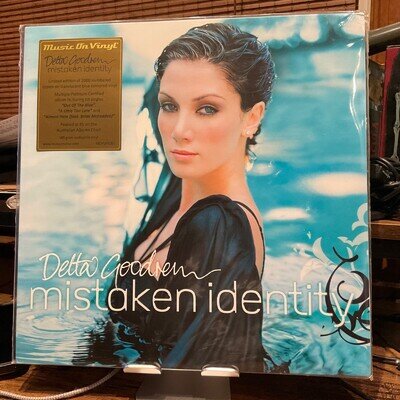 DELTA GOODREM 2LP MISTAKEN IDENTITY 2004 BLUE VINYL #ered SEALED MINT MOVLP3281