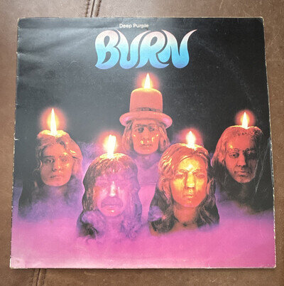 Deep Purple Burn 1974 Purple Records TPS 3505 Stereo 12" Black Vinyl LP 33
