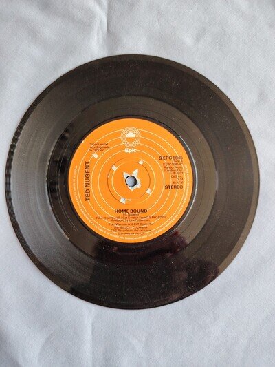 TED NUGENT "HOME BOUND" 1977 7" VINYL SINGLE IN A PLAIN SLEEVE