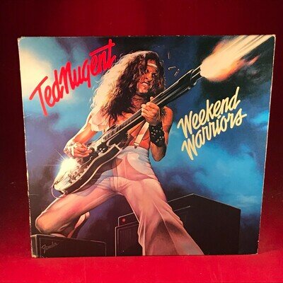 TED NUGENT Weekend Warriors 1978 UK vinyl LP + INSERT Need You Bad original