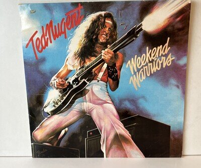 Ted Nugent Weekend Warriors Vinyl LP 1978 Portuguese Pressing Hard Rock Vgc