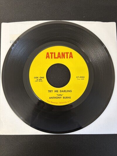 "Little" Anthony Burns - Rare South Carolina 70s Deep Soul 45 (Clips Included)