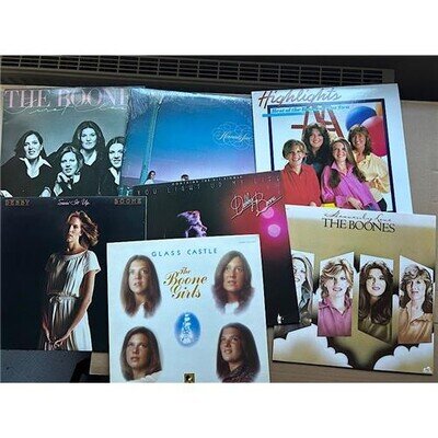 the BOONES/DEBBY BOONE - lot of 7 x vinyl LP's in excellent condition -