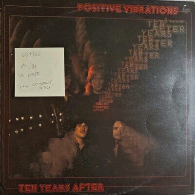 Ten Years After Positive Vibrations Vinyl Record VG+/VG CHR1060 1974