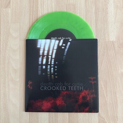 Death Cab for Cutie - Crooked Teeth 7” (2006) Green Vinyl Indie