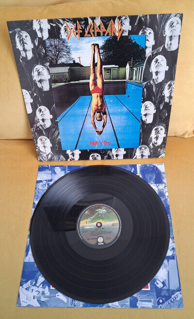 Def Leppard 1981 High 'n' Dry Vinyl Record Album LP