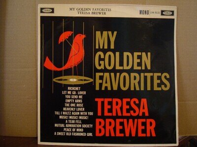TERESA BREWER, MY GOLDEN FAVOURITES, CORAL RECORDS 1960 MINT-/MINT