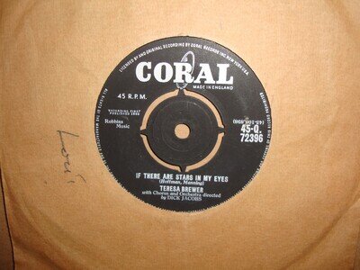 TERESA BREWER, IF THERE ARE STARS IN MY EYES, CORAL RECORDS 1960 EX