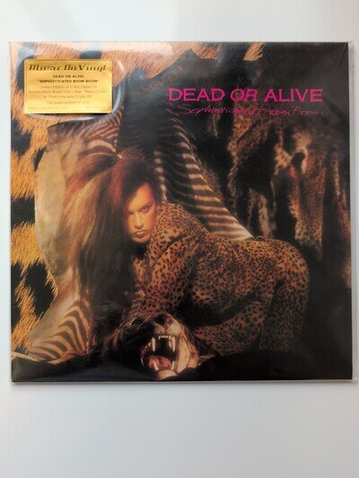 DEAD OR ALIVE Sophisticated Boom Boom Limited edition Orange/Black vinyl LP