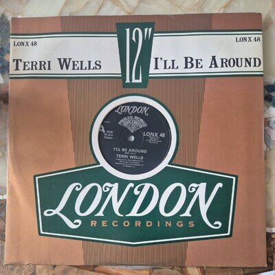 Terri Wells - I'll Be Around - UK 12" Vinyl - 1984 -(LON X 48) VG/VG+ (7516)