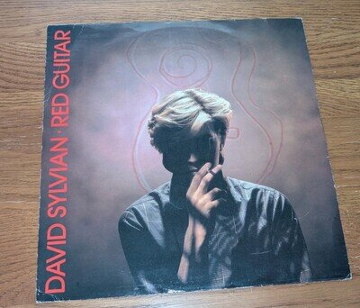 David Sylvian Red Guitar Forbidden Colours Vgc+ 12" Single Play Tested Vinyl
