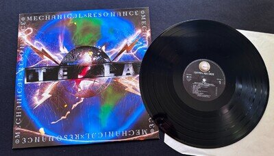 TESLA Mechanical Resonance EU 1ST PRESS 1986 GEFFEN PLAYS EX+!