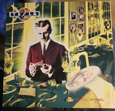 Tesla Psychotic Supper Vinyl LP Geffen 1991 NM 1st Press
