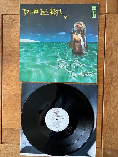 DAVID LEE ROTH CRAZY FROM THE HEAT 1985 WARNER BROS 925 222-1 EP EXCELLENT
