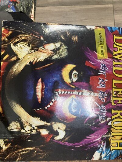 David Lee Roth Eat 'Em And Smile 12" Vinyl LP Record Album 1986 Warner Bros.