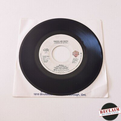 david lee roth - just a gigolo 7" vinyl record VG+