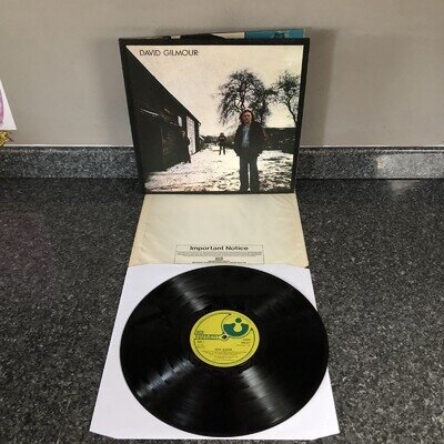 LP VINYL DAVID GILMOUR SELF TITLED ALBUM SHVL 817 UK 1ST PRESS 1978 EX+/EX