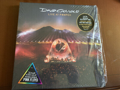 David Gilmour Live at Pompeii 4LP 180g 12" Black Vinyl Live Slipcase